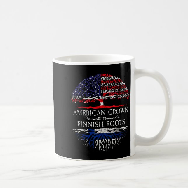 Amerikanskt Odlade Med Finska Rötter Finland  Kaffemugg (Höger)