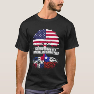Amerikanskt odlat med flaggans arv Dominikanska Ch T Shirt