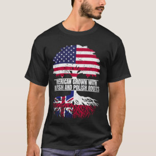 Amerikanskt odlat med flaggans kulturarv brittisk  t shirt