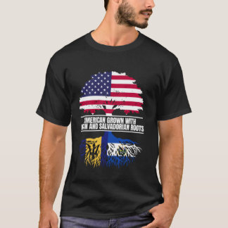 Amerikanskt odlat med flaggarv Barbadian Salvad T Shirt