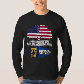 Amerikanskt odlat med flaggarv Barbadian Salvad T Shirt