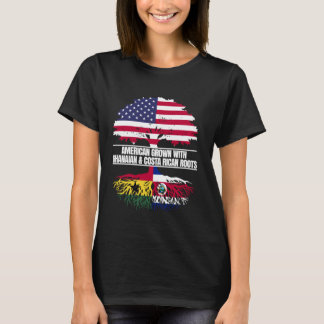 Amerikanskt odlat med flaggarv Ghanesiska Costa R T Shirt