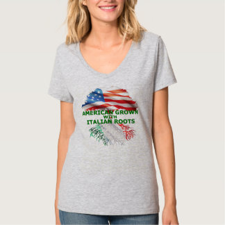 Amerikanskt odlat med italienska rötter t shirt