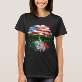 Amerikanskt odlat med italienska rötter t shirt