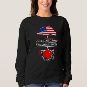 Amerikanskt odlat med kanadensiska rötter Kanada T Shirt