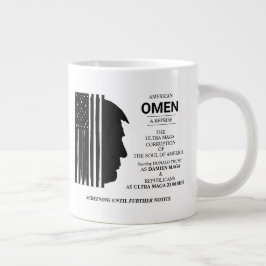 Amerikanskt omen jumbo mugg