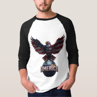 AMERIKANSKT Örn T-Shirt – Modig Patriotisk Stil
