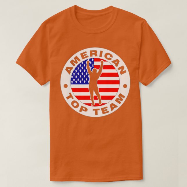 Amerikanskt överlag jiu jitsu t shirt (Design framsida)