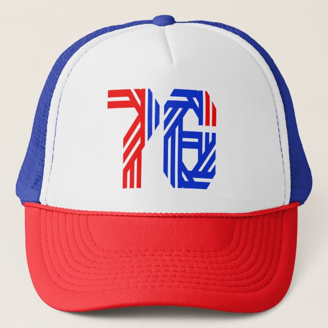 Amerikanskt pride 1776 patriotisk hatt keps (Framsida)