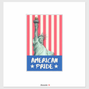 Amerikanskt pride klistermärken