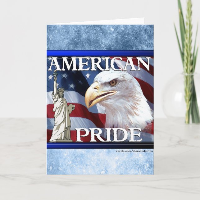 AMERIKANSKT PRIDE KORT (Framsida)