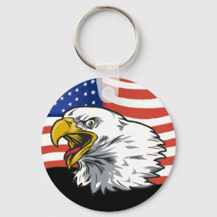 Amerikanskt Pride - SRF Nyckelring