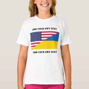 Amerikanskt stöd till Ukraina Dekorativ kudde T Shirt