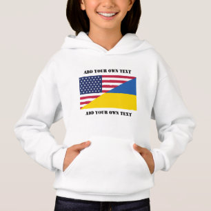 Amerikanskt stöd till Ukraina Dekorativ kudde T Shirt