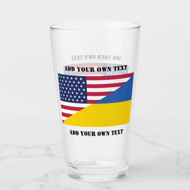 Amerikanskt stöd till Ukraina Kuddvar Glaskopp (Framsida)
