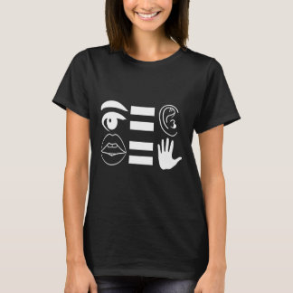 Amerikanskt teckenspråk döv medvetenhet 6 t shirt