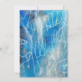 Amerikanskt teckenspråk julkort