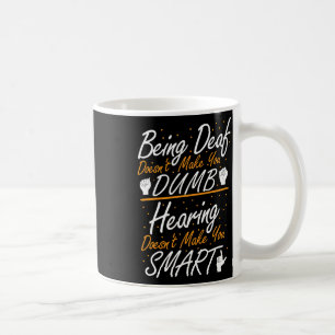 Amerikanskt teckenspråk medvetenhet - Asl döv stol Kaffemugg