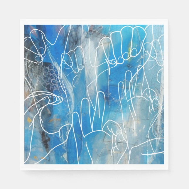 Amerikanskt teckenspråk pappersservett (Framsidan)