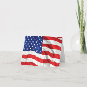 Amerikanskt tema - tackkort