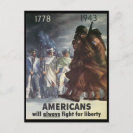 Amerikanskt Världskrig 2 Vykort