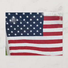 Amerikanskt vykort för Flagga