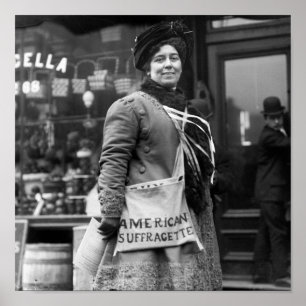 AmerikanSuffragette, tidiga 1900s Poster