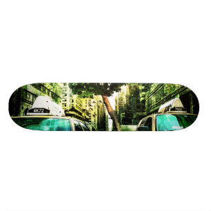 Amerikantaxistil Old School Skateboard Bräda 18 Cm