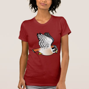 Amerikantornfalk i flyg t-shirt