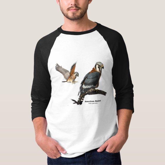 Amerikantornfalk Jersey T Shirt (Framsida)