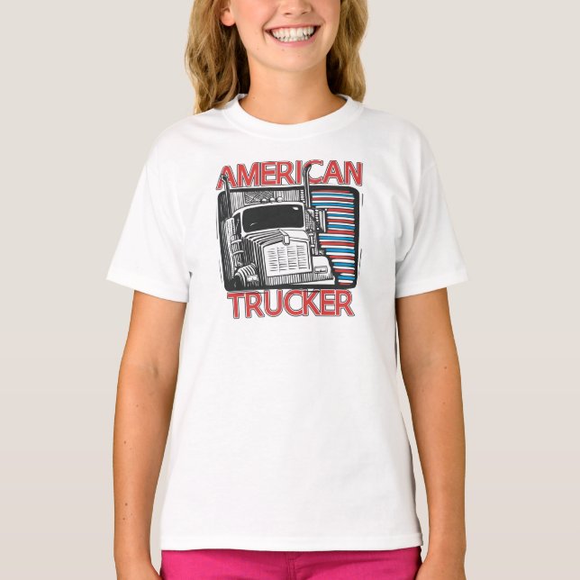Amerikantransport T Shirt (Framsida)