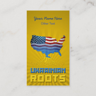 Amerikanukrainare rotar visitkortar visitkort