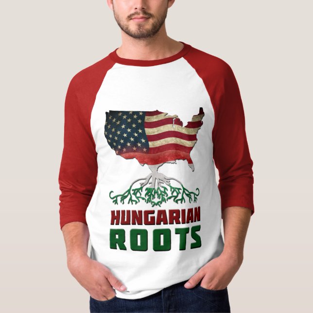 Amerikanungrare rotar t shirt (Framsida)