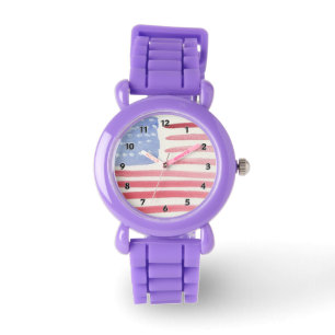 AmerikanUSA flagga Armbandsur