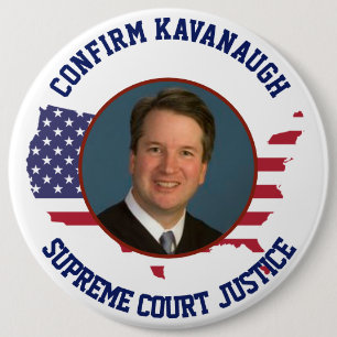 AmerikanUSA flaggan bekräftar domaren Kavanaugh Knapp