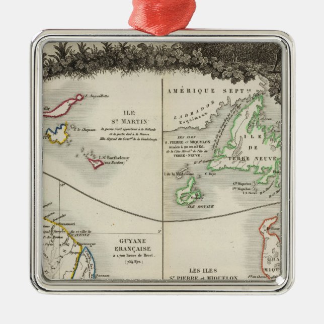 Amerikanvälde Julgransprydnad Metall (Framsidan)