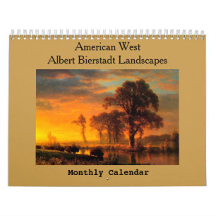 Amerikanväster landskap kalendern kalender