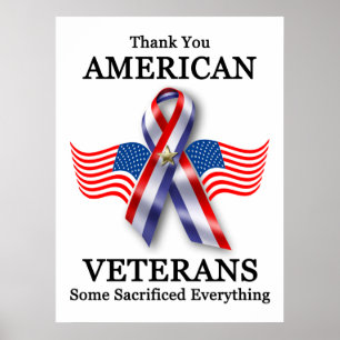 Amerikanveteran: Några offrade allt! Poster