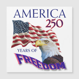 Amerikas 250 år av frihet flagga med vitörad havsö