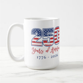 Amerikas 250-års födelsedagsfest kaffemugg