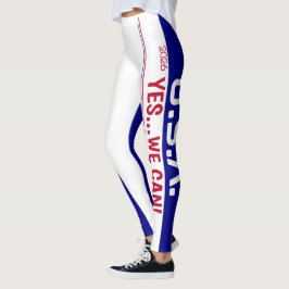 Amerikas 250-års YES WE CAN Damhösor Leggings