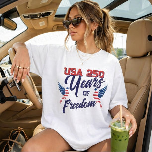 Amerikas 250-årsdag 1776-2026 Grafisk Firew T Shirt