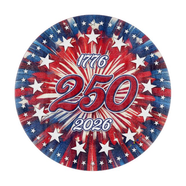 Amerikas 250-årsdag 1776-2026 RWB Fyrverkerier (Framsidan)