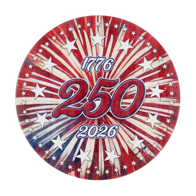 Amerikas 250-årsdag 1776-2026 RWB Fyrverkerier (Framsidan)