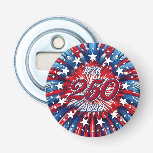 Amerikas 250-årsdag 1776-2026 RWB Fyrverkerier Flasköppnare