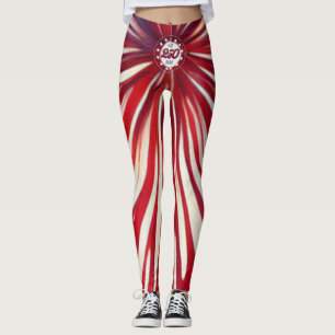 Amerikas 250-årsdag 1776-2026 RWB Fyrverkerier Leggings