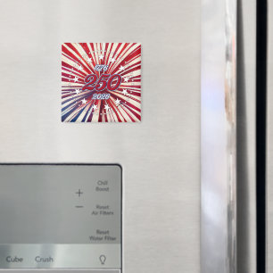 Amerikas 250-årsdag 1776-2026 RWB Fyrverkerier Magnet