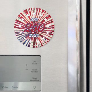 Amerikas 250-årsdag 1776-2026 RWB Fyrverkerier Magnet