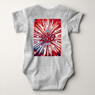 Amerikas 250-årsdag 1776-2026 RWB Fyrverkerier T Shirt