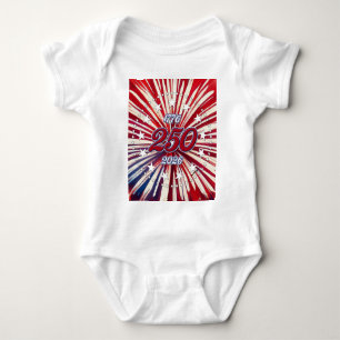 Amerikas 250-årsdag 1776-2026 RWB Fyrverkerier T Shirt